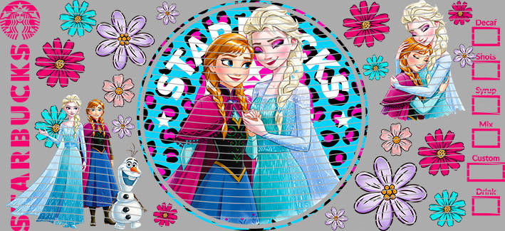 16oz Disney style-D-2381